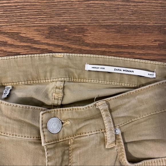 Zara khaki skinny jeans - Picture 4 of 7